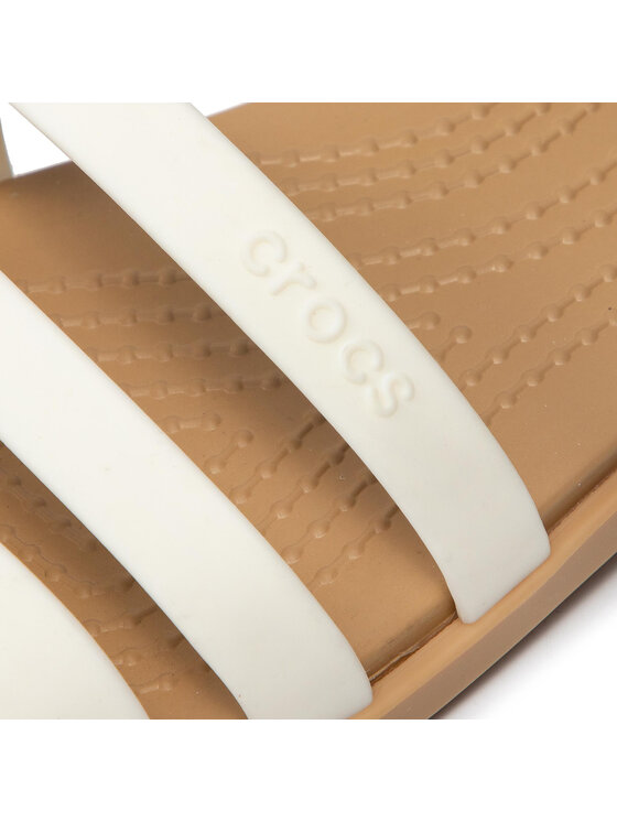 Crocs Босоніжки Crocs Tulum Open Flat W 206109 Білий