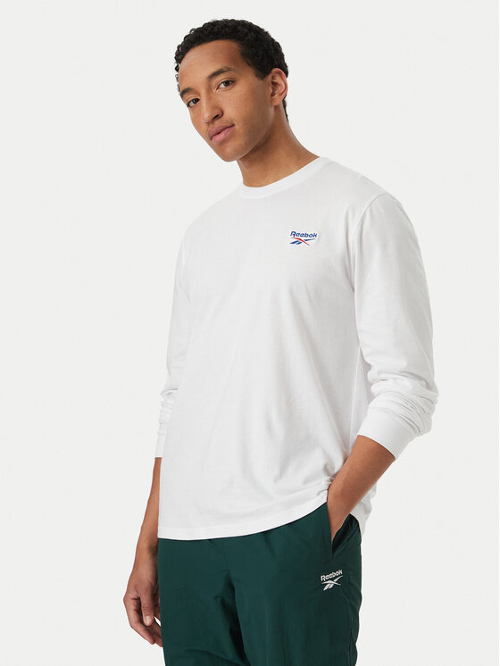 Reebok Reebok Camiseta de manga larga Feliks RK25738CCM Blanco Regular Fit