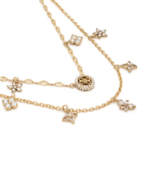 Guess Náhrdelník Guess JUBN06 028JW Zlatá
