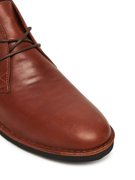 Polo Ralph Lauren Šnurovacia obuv Polo Ralph Lauren Talan Leather Chukka Boot 812913548001 Hnedá