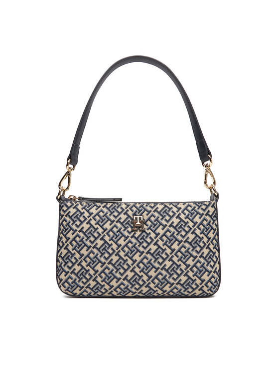 Tommy Hilfiger Bolso Tommy Hilfiger Th Jacquard Shoulder Pouch AW0AW17828 Azul marino