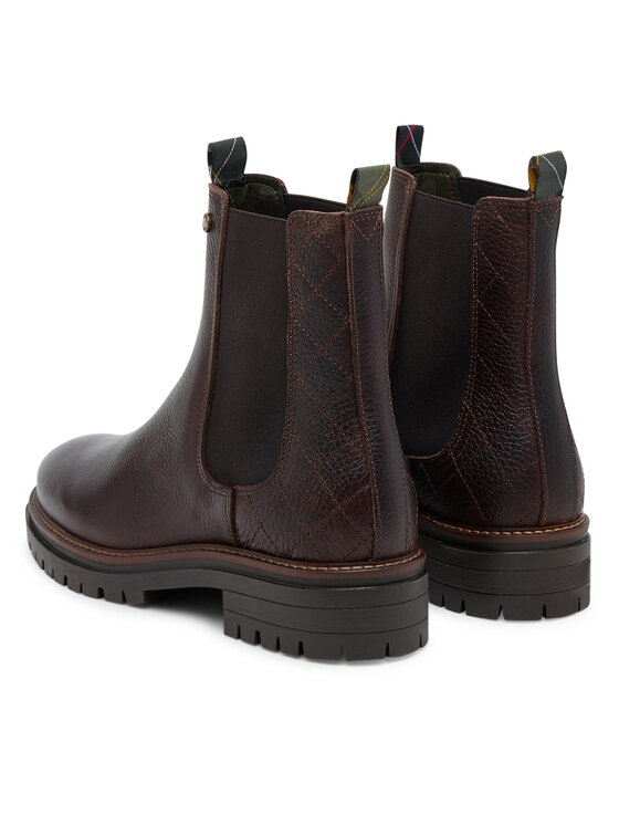 Barbour Členková obuv s elastickým prvkom Barbour Evie LFO0575BR96 Hnedá