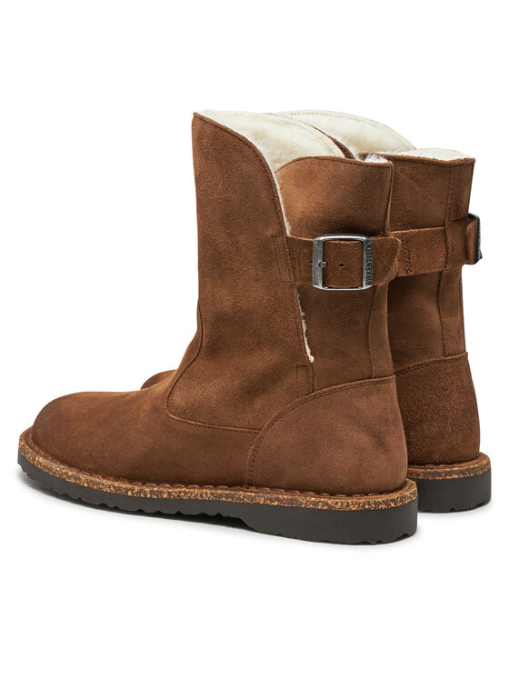 Birkenstock Puszābaki Birkenstock Uppsala Mid Shearling Leve 1028109 Brūns