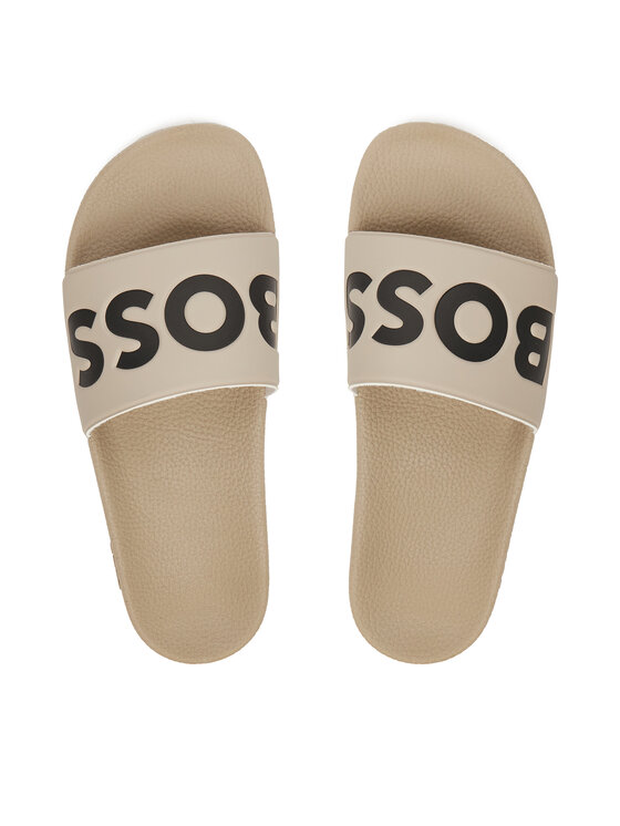 BOSS Шльопанці BOSS Aryeh 50536835 Écru