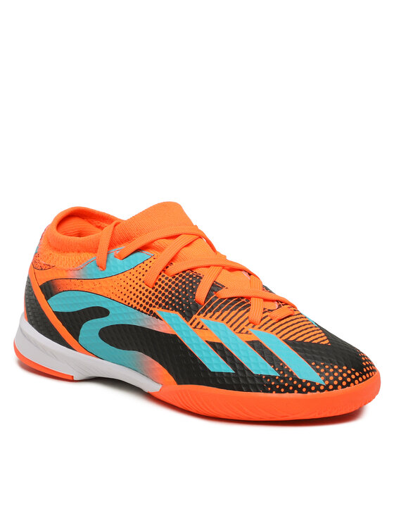 adidas Ghete pentru fotbal adidas X Speedportal Messi.3 Indoor Boots GZ5143 Portocaliu