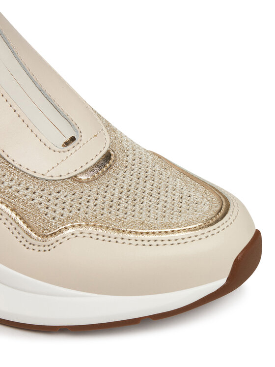 MICHAEL Michael Kors Снікерcи MICHAEL Michael Kors Zuma Mixed-Media Trainer 43F5ZUFP2L Золотий