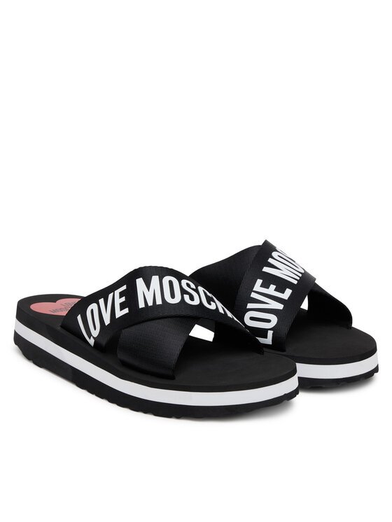 LOVE MOSCHINO Шльопанці LOVE MOSCHINO JA28324G0MIX3000 Чорний