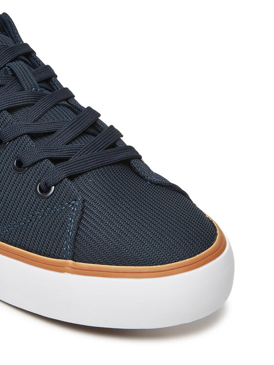 Tommy Hilfiger Sneakersy Tommy Hilfiger Th Hi Vulc Core Low Ii Mesh FM0FM05513 Tmavomodrá