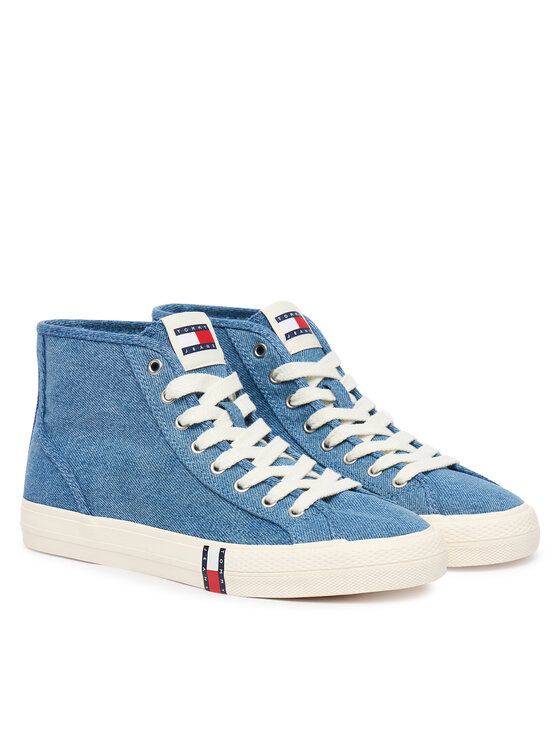 Tommy Jeans Sneakers Tommy Jeans Archive Y2K Denim Mid Cut EN0EN03075 Blu