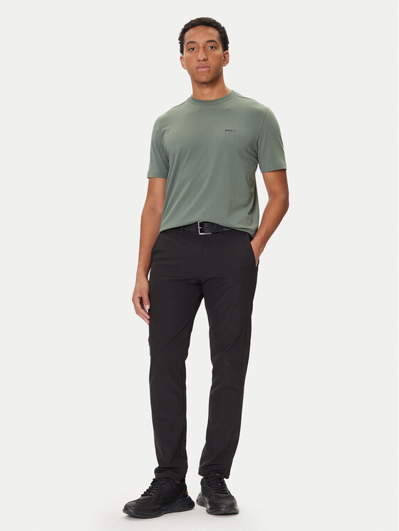 BOSS BOSS Camiseta 50506373 Verde Regular Fit