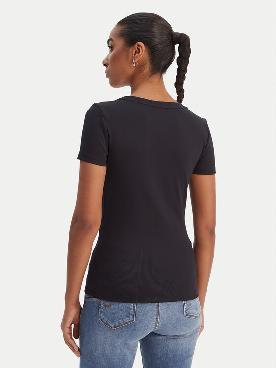 Fracomina Fracomina Camiseta FP26ST3001J42701 Negro Slim Fit