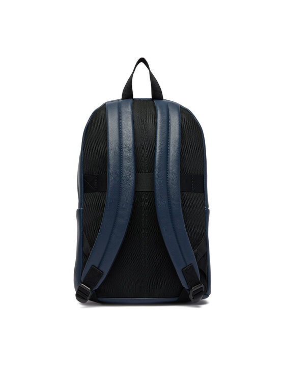 Calvin Klein Potovalni nahrbtnik Calvin Klein Raised Round Backpack LV04D3155G Mornarsko modra