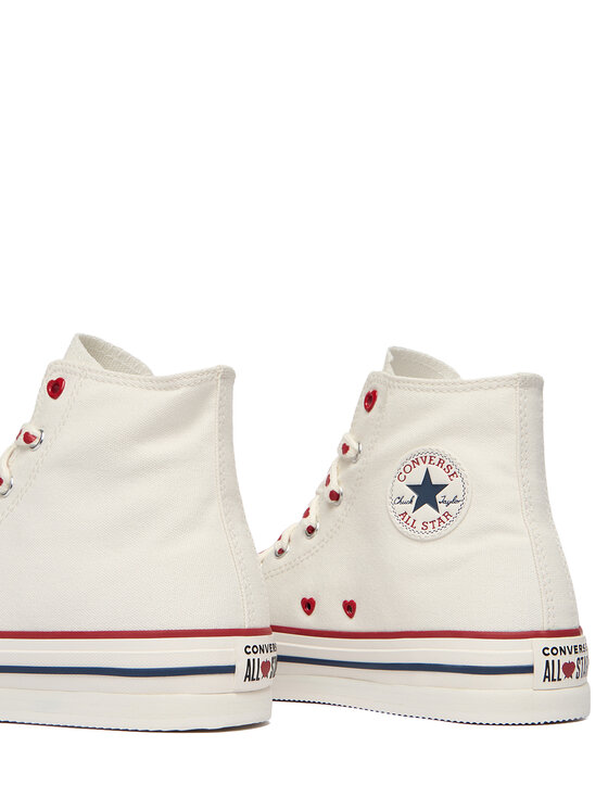 Converse Кеди Converse Chuck Taylor All Star Lift Platform Hearts A19062C Écru