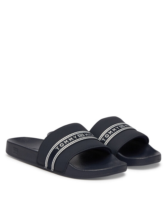 Tommy Hilfiger Чехли Tommy Hilfiger Logo Tape Webbing FW0FW09359 Тъмносин