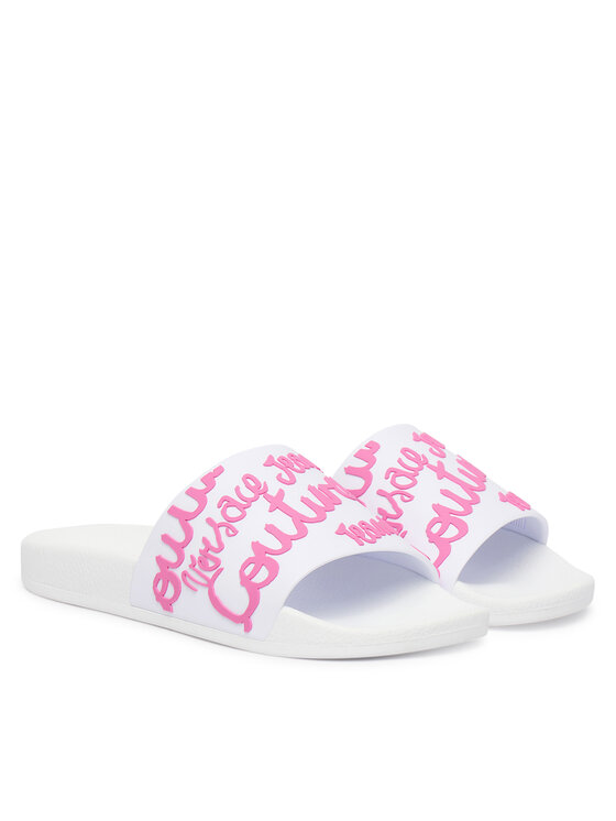 Versace Jeans Couture Шльопанці Versace Jeans Couture 80VA3SQ1 71352 3 Білий