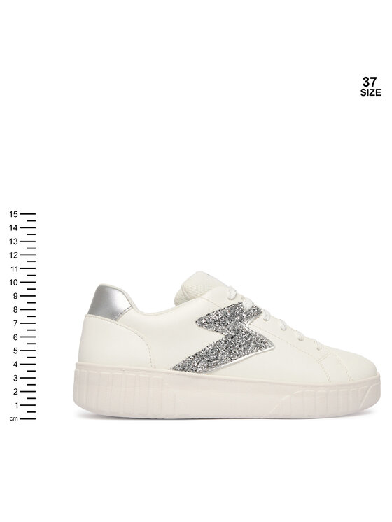 Geox Tenisice Geox J Mikiroshi Girl J45DVA 054EW C0007 D Bijela