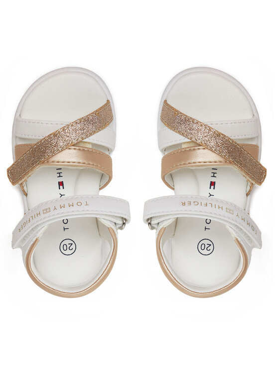Tommy Hilfiger Sandale Tommy Hilfiger Velcro Sandal T1A2-33770-0273 M Alb