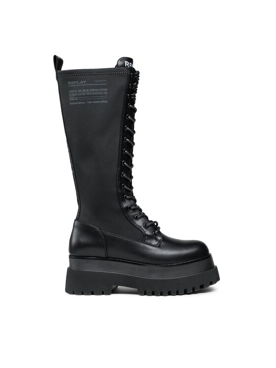 REPLAY Cizme Replay Any Combat GWL72 .000.C0001T Negru