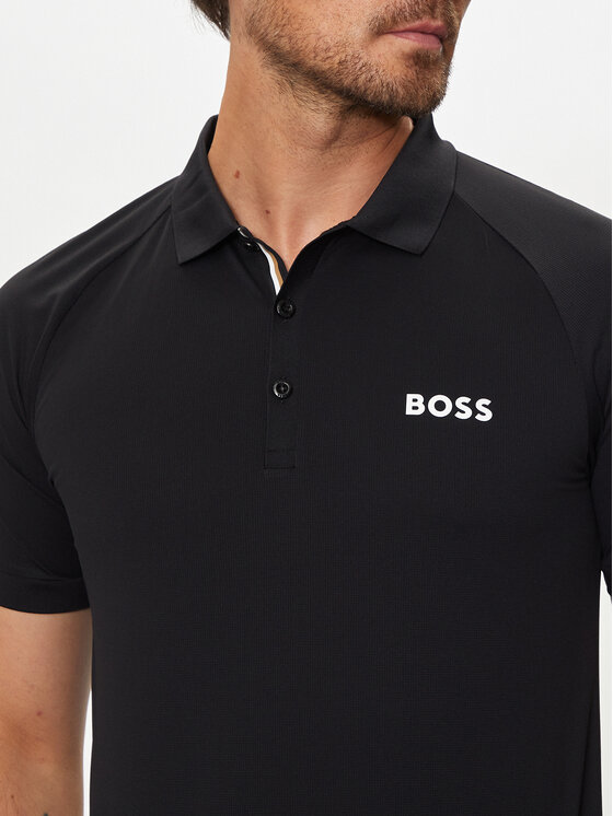BOSS Boss Pólóing Patteo MB 15 50519853 Fekete Slim Fit