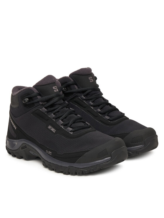 Salomon Трекінгові черевики Salomon Shelter Waterproof L47855000 Чорний