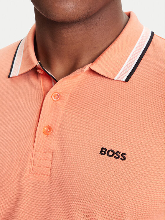 BOSS Boss Polo marškinėliai Paddy 50469055 Oranžinė Regular Fit
