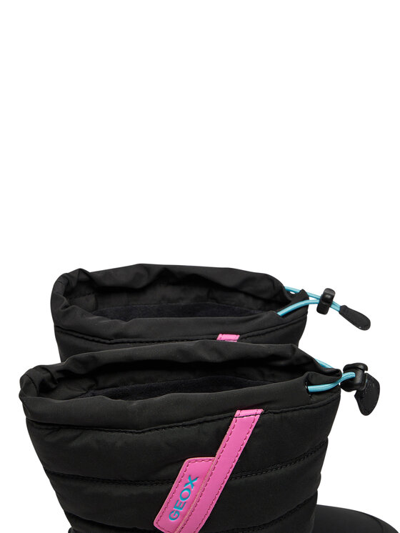 Geox Snehule Geox J Himalaya Girl B Ab J26FTA 0FU54 C0922 M Čierna