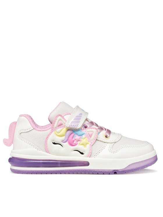 Geox Tenisice Geox J Sketlite Girl J65NWB 0EWBC C0406 M Bijela