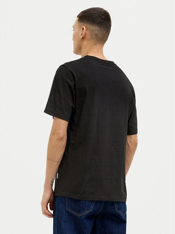 Jack & Jones Jack & Jones Футболка Split 12272995 Чорний Regular Fit