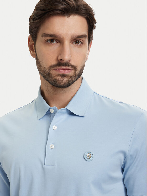 BOSS BOSS Поло C-Parris 01 50555829 Світло-синій Regular Fit