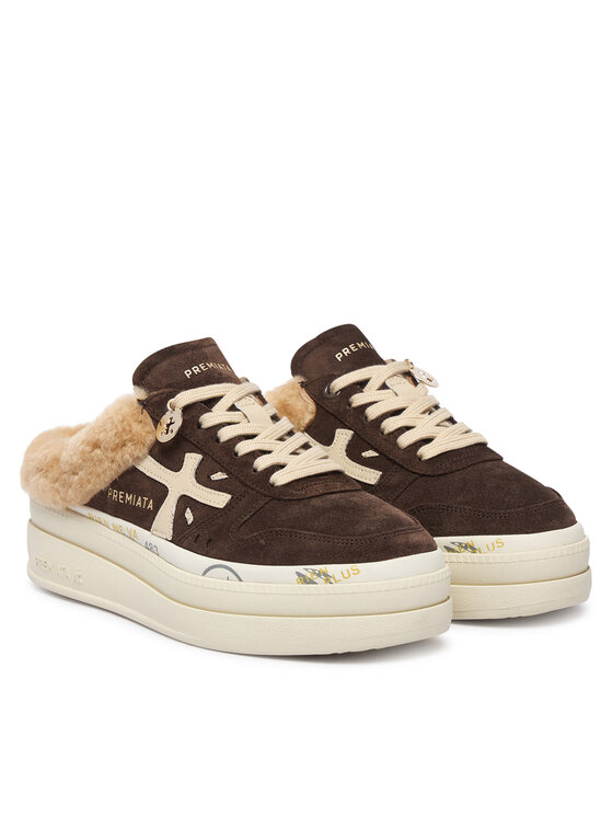 Premiata Sneakersy Premiata Micol Var 7851M Brązowy ciemny