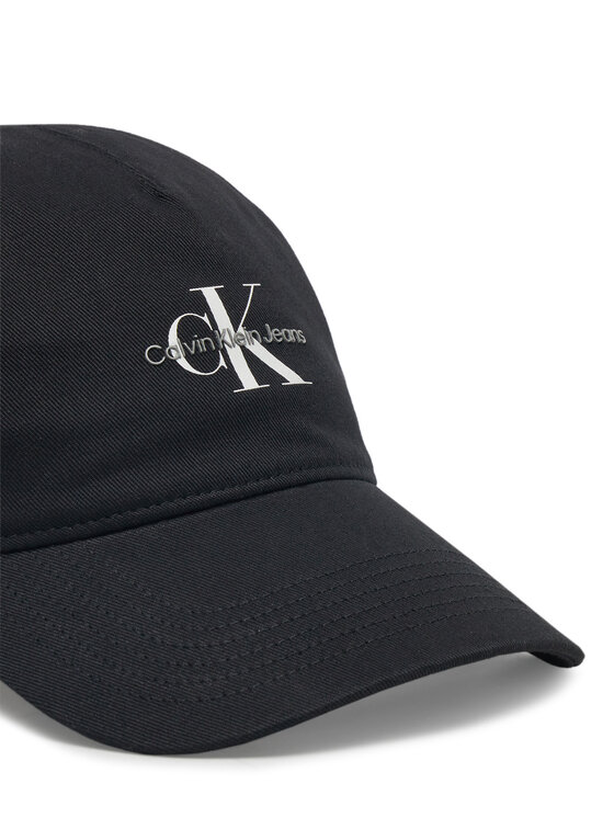 Calvin Klein Jeans Kapa s šiltom Calvin Klein Jeans Printed Monologo Cap LV04K5027G Črna