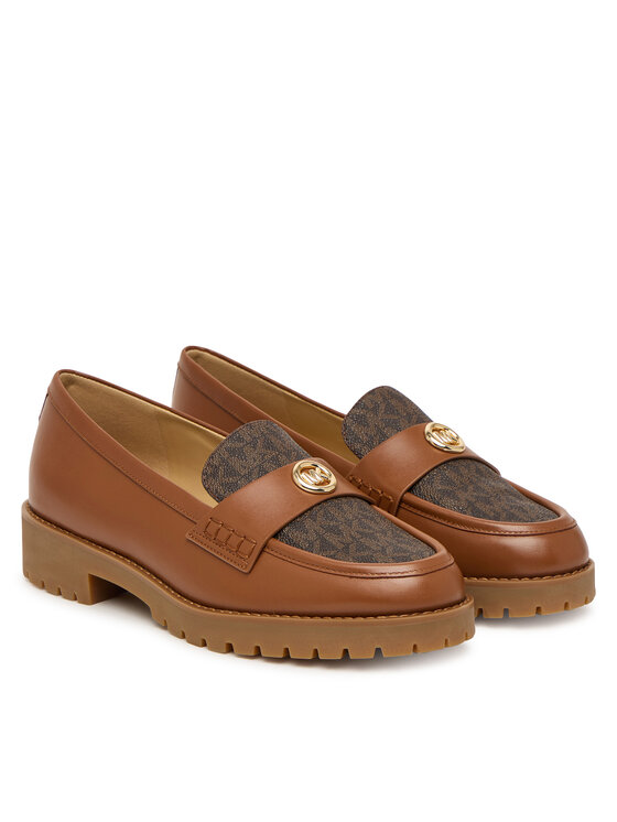 MICHAEL Michael Kors Loafers MICHAEL Michael Kors Jaelyn Lug 40T6JLFP2L Καφέ