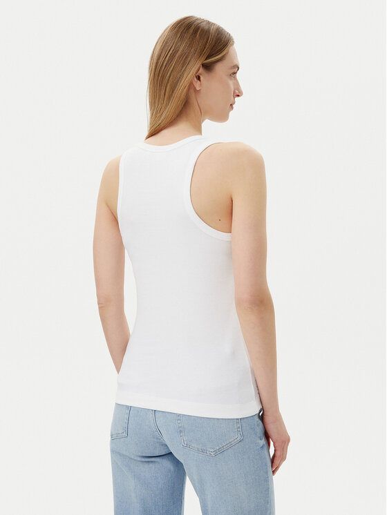 JOOP! Jeans JOOP! Jeans Топ Tunka 30046107 Білий Slim Fit