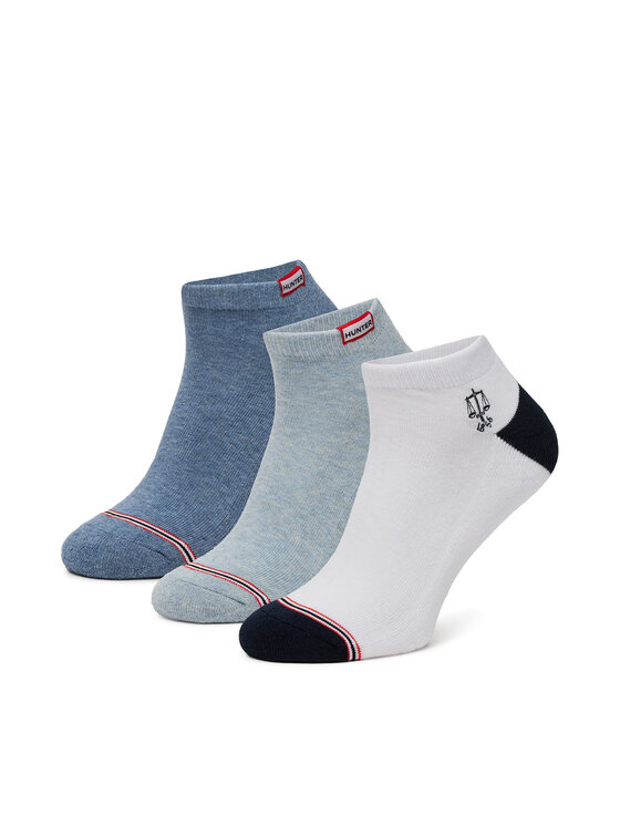 Dlhé ponožky Hunter AS_HUNTER_01S_SS25 (3-PACK) Modrá