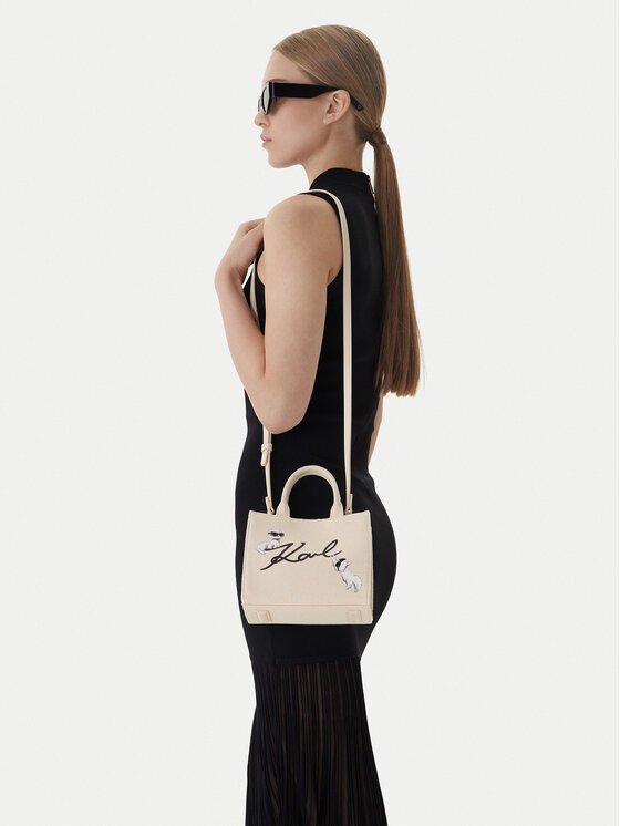 KARL LAGERFELD Rankinė KARL LAGERFELD B1W50094 Smėlio