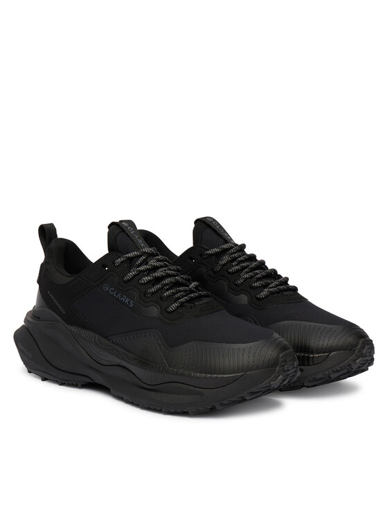 Clarks Sneakersy Clarks Pace Trail Go Wp 26328474 Čierna