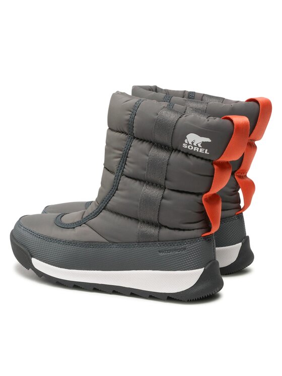 Sorel Škornji za sneg Sorel Youth Whitney™ II Puffy Mid Wp NY3873-054 Siva