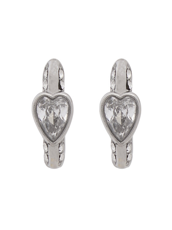 Guess Auskarai Guess JUBE06 365JW Sidabrinė