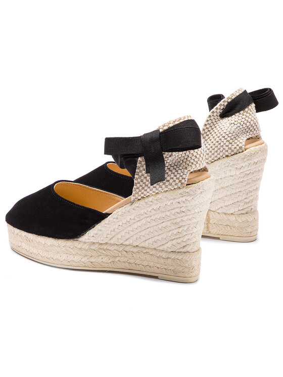 Manebi Еспадрильї Manebi Wedge Valenciana K 1.0 WV Чорний