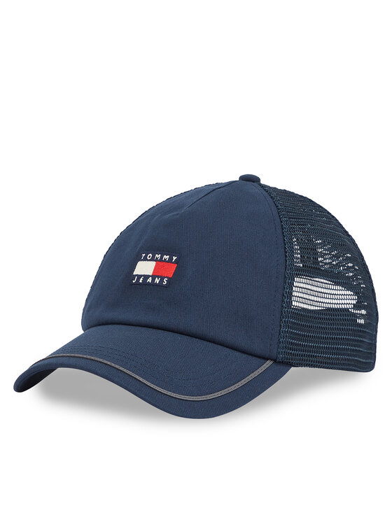 Tommy Jeans Kapa s šiltom Tommy Jeans Tjm Heritage Trucker Cap AM0AM13287 Mornarsko modra