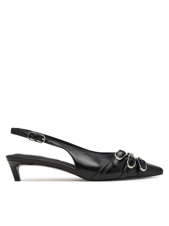 Tommy Jeans Lodičky Tommy Jeans Tjw Sling Back Kitten Heels EN0EN03171 Černá