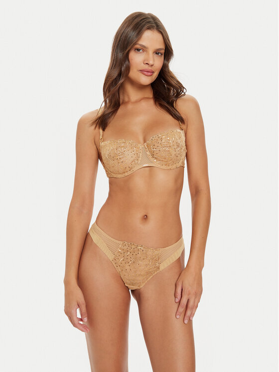 Chantelle Chantelle Sujetador balconette Fleurs Signature C12Q50 Beis