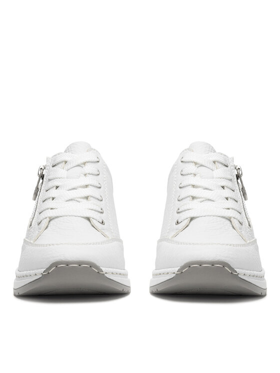 Rieker Pantofi Rieker N4322-80 Alb