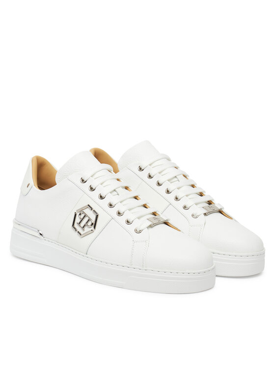 PHILIPP PLEIN Снікерcи PHILIPP PLEIN PAES USC0768 PLE005N01 Білий