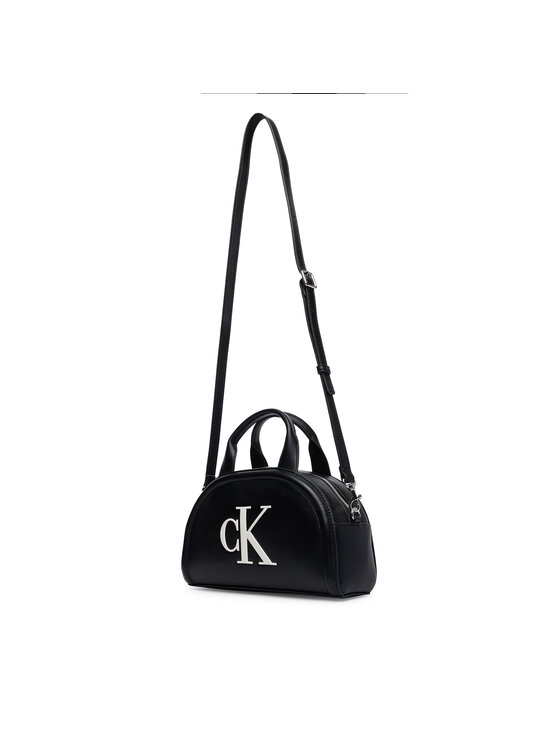 Calvin Klein Kabelka Calvin Klein Bold Ck Dome Crossbody LV04F3895G Čierna