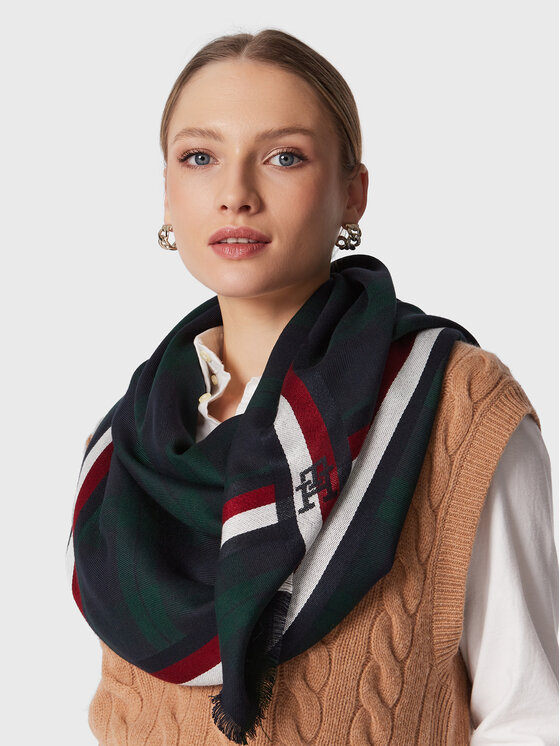 Tommy Hilfiger Kendő Tommy Hilfiger East Coast AW0AW14162 Zöld