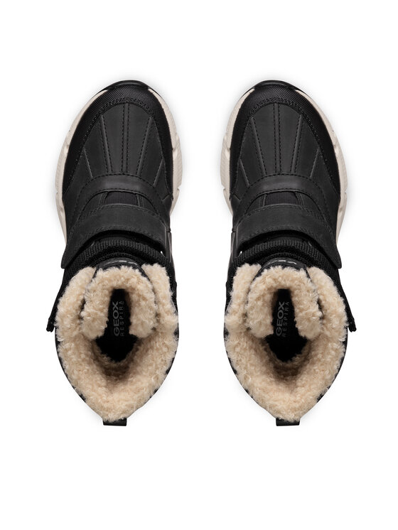 Geox Śniegowce Geox J Flexyper Plus Boy J46LCF 0MEFU C9999 M Czarny