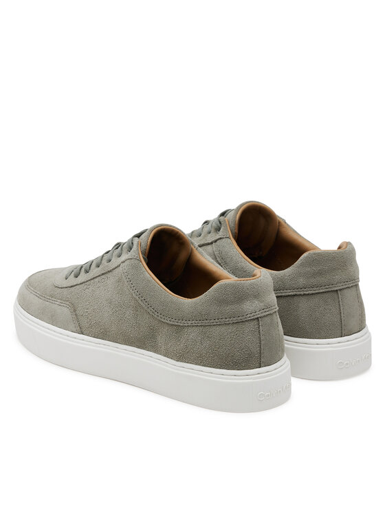 Calvin Klein Сникърси Calvin Klein Clean Cup Low Laceup Oxf Su HM0HM01880 Зелен