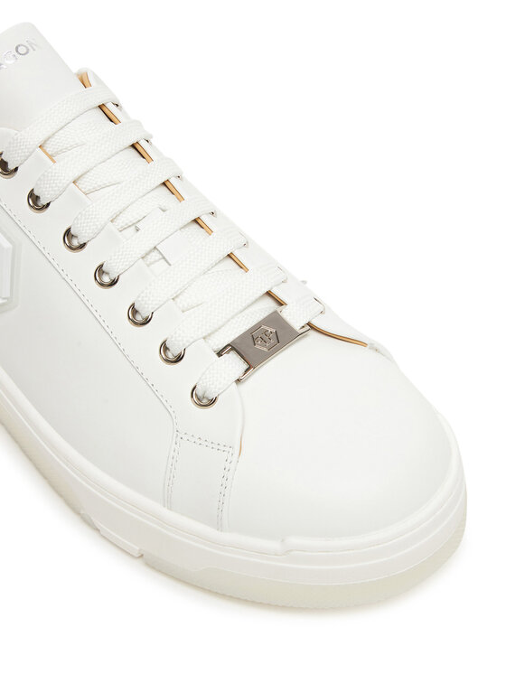 PHILIPP PLEIN Снікерcи PHILIPP PLEIN PAES USC0722 PLE005N01 Білий