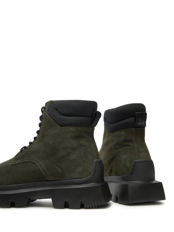 HUGO Outdoorová obuv Hugo Fabyan 50528995 Zelená